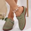Fashion The new summer 2025 fashion, lightweight and wear-resistant European and American baotou metal perforated women's shoes