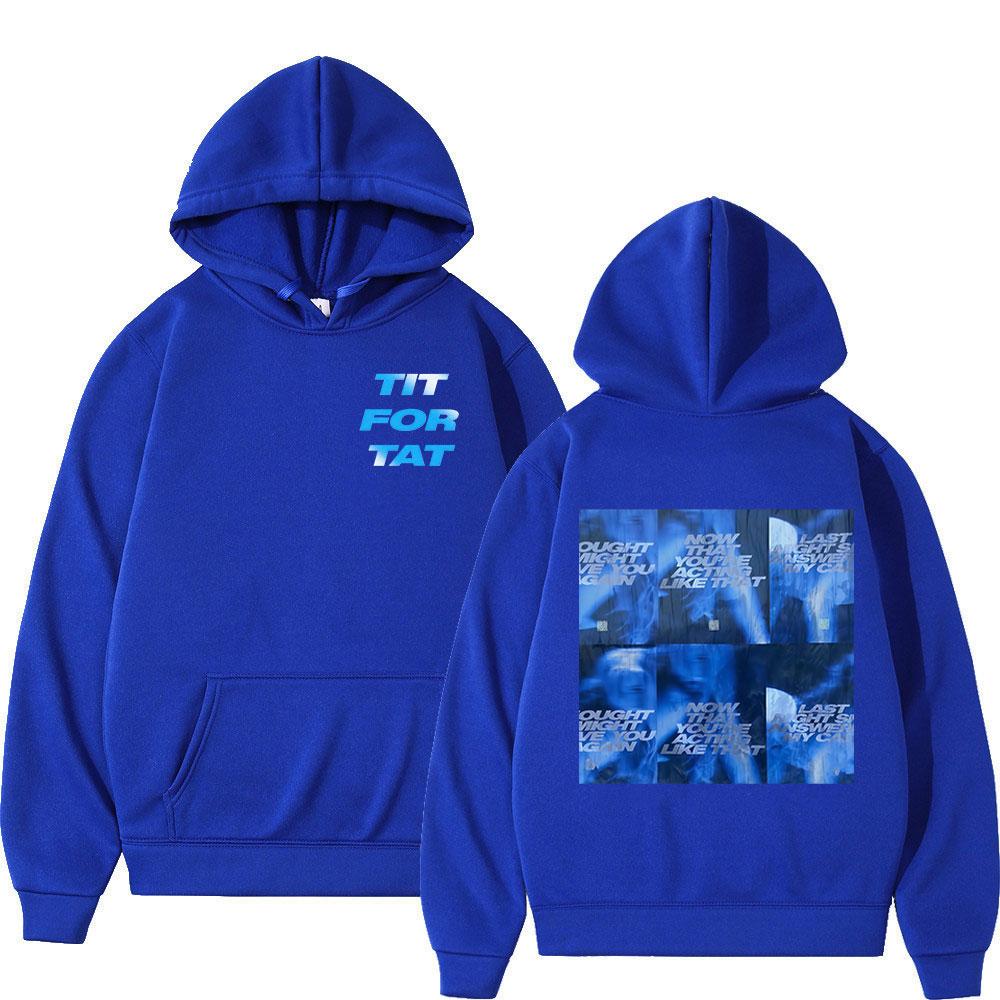 Tate McRae TIT FOR TAT Neues Album Jetzt, wo du dich so verhältst Hoodies Herren Damen Kleidung Lange Ärmel Kapuzen-Sweatshirts
