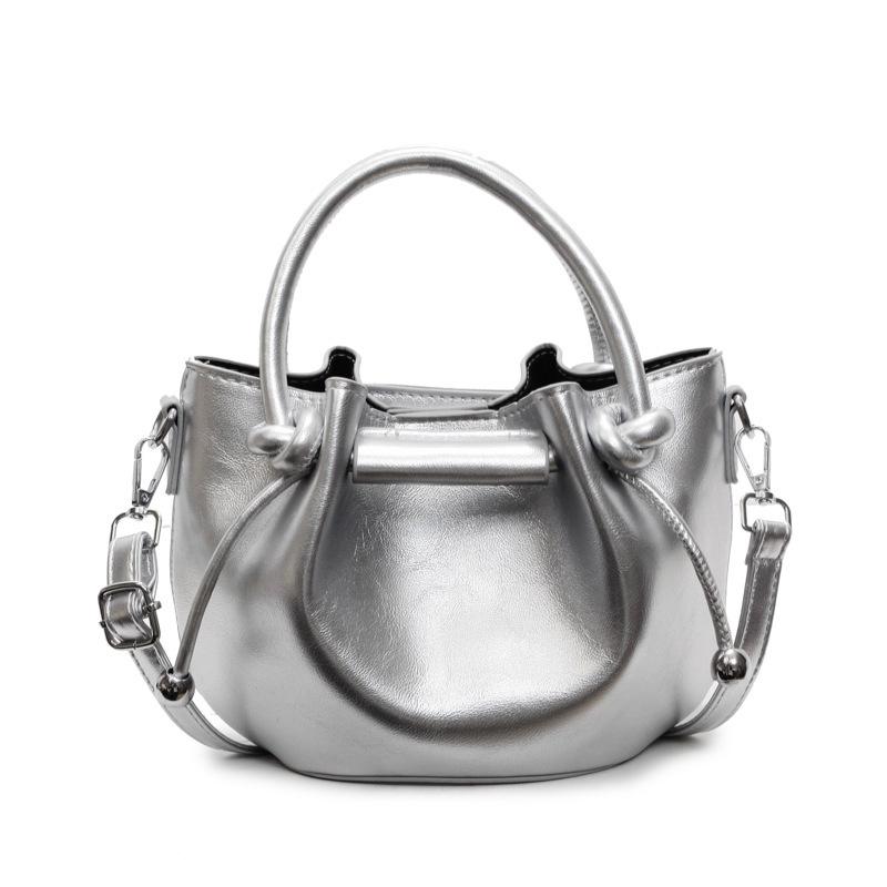 Niche bag women's summer new handbag texture versatile shoulder bag fashion pleated shoulder oblique span bag