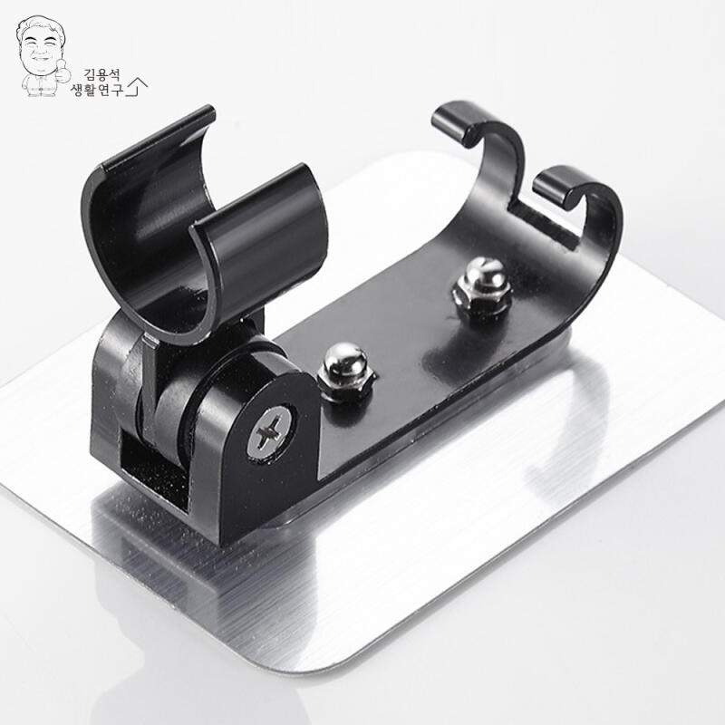 Mutagong Modern Black Shower Holder Angle Adjustable Bathroom Stand