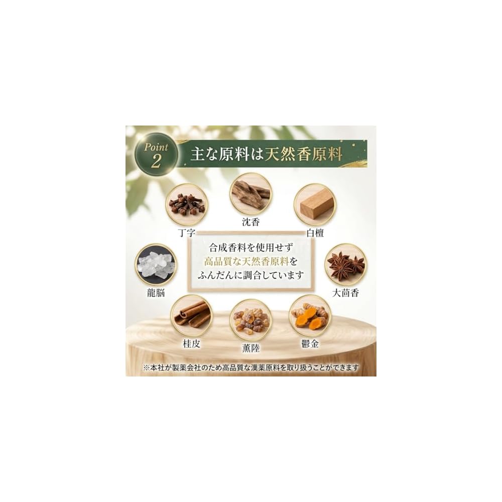 Koyasan Daishido Premium Sandalwood Incense Sticks, Sandalwood, for Offerings and Buddhist Altars,