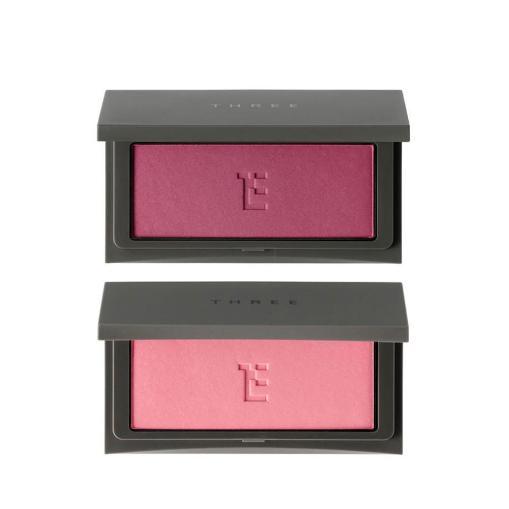 THREE Cheeky Seek Blush 05 FEELING THE FLOW  09 SOUND SO SWEET 4g