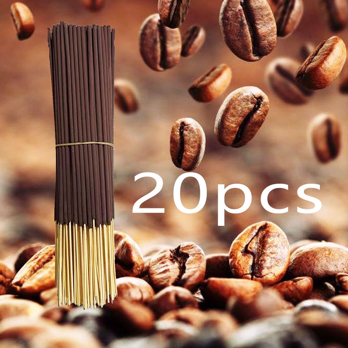 22cm Coffee-Scented Bamboo Incense Sticks - Aromatherapy & Meditation Bestseller