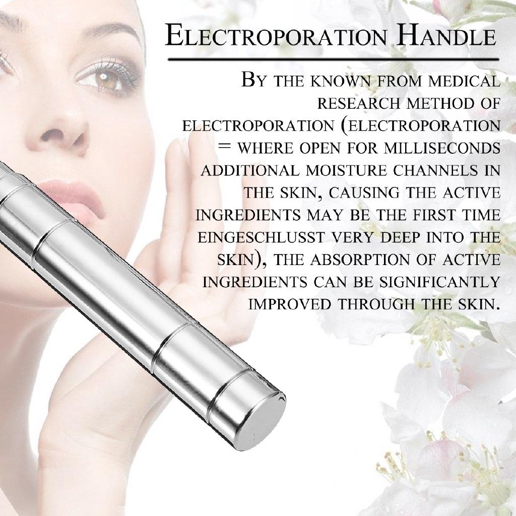 100-240v Cryo Heating Therapy Skin cool Electroporation Needle Free Mesotherapy Machine 50w Hot Cold Hammer Facial Anti Aging Beauty