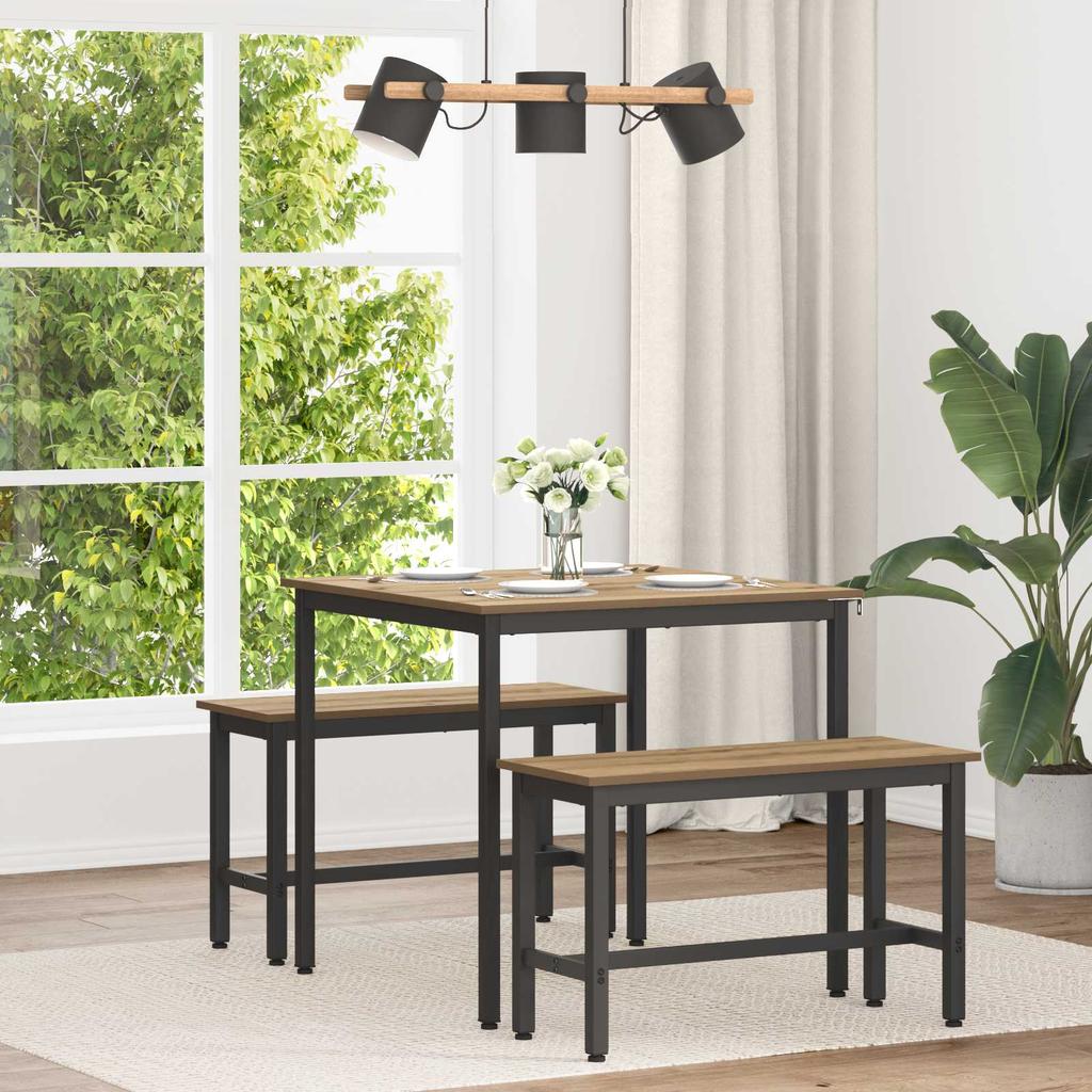 Dining Table 80 x 80 x 75 cm Metal