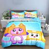 "Cartoon Box Cat Bedding Set" Bedding Duvet Cover Set Duvet Cover Pillowcases (1 * Duvet Cover 2 * Pillowcases, without duvet insert)