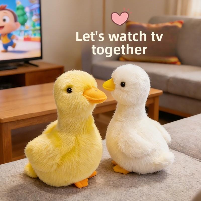 Soft Plush Duck Toy With Cute Cartoon Design For Kids And Teens Playroom Decor