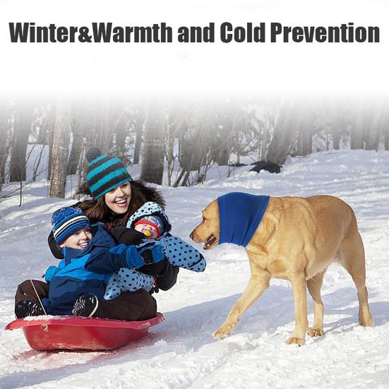 

Dog Calming Hoodie Pet Ears Protector Pet Anxiety Relief Ear Wrap Stretchy Knitted Neck Wrap Cancels Noise for Grooming Bathing Force Drying S фіолетовий