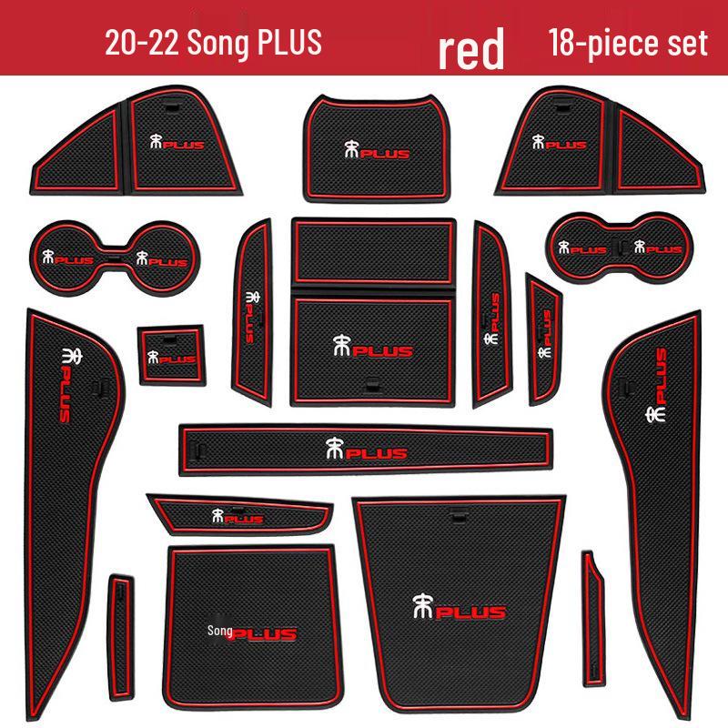 

Накладки в слоты дверей и подстаканники BYD Song PLUS - Аксессуары для интерьера автомобиля