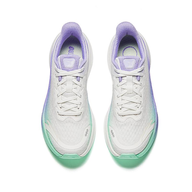 Anta Poison Dart 72026 Summer Running Shoes Kids sneakers Paper-White Color-Porcelain-Purple Lingbo-Green 922625519-2