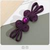 5pcs Jade Beaded Rabbit Ear Buttons, New Chinese Style Hand-woven Chinese Cheongsam Buttons, Hanfu Decorative Accessories
