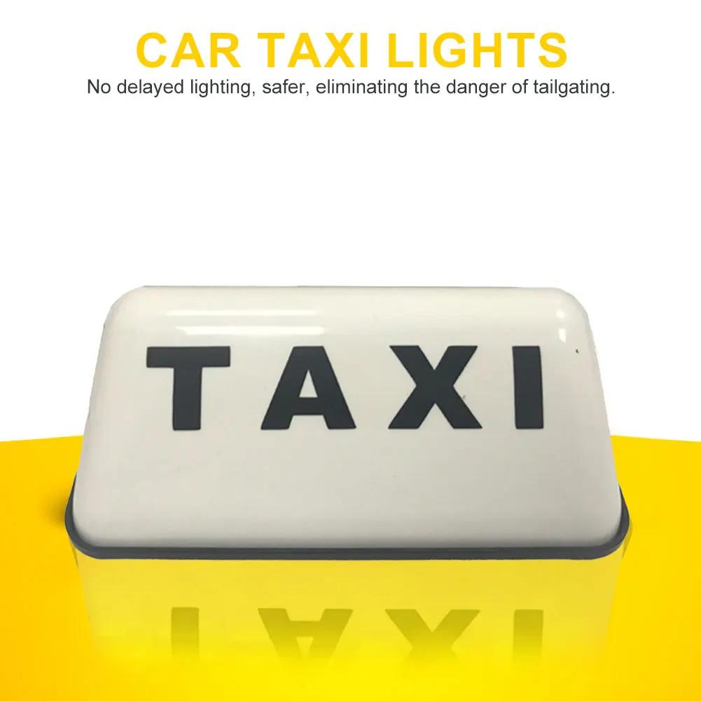 12V Módové světlo TAXI s lepicí základnou Střešní světlo TAXI 3W Střešní značka TAXI Bílá/Žlutá COB Značka TAXI Kabina Super Jasné