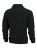 Men's Double Zipper Collar Hoodie - Autumn/Winter Trendy Street Casual Jacket