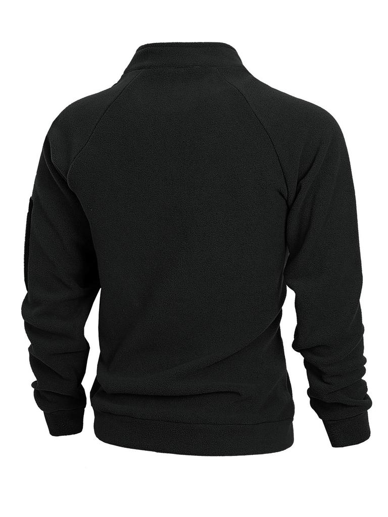 Men's Double Zipper Collar Hoodie - Autumn/Winter Trendy Street Casual Jacket