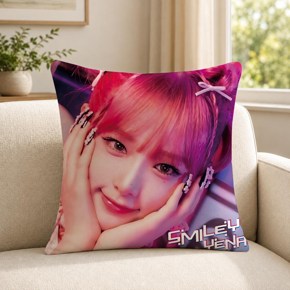 Kpop YYENA Cushion Cover Soft Short Plush SkinFriendly Cushion Case for MultiScene Use