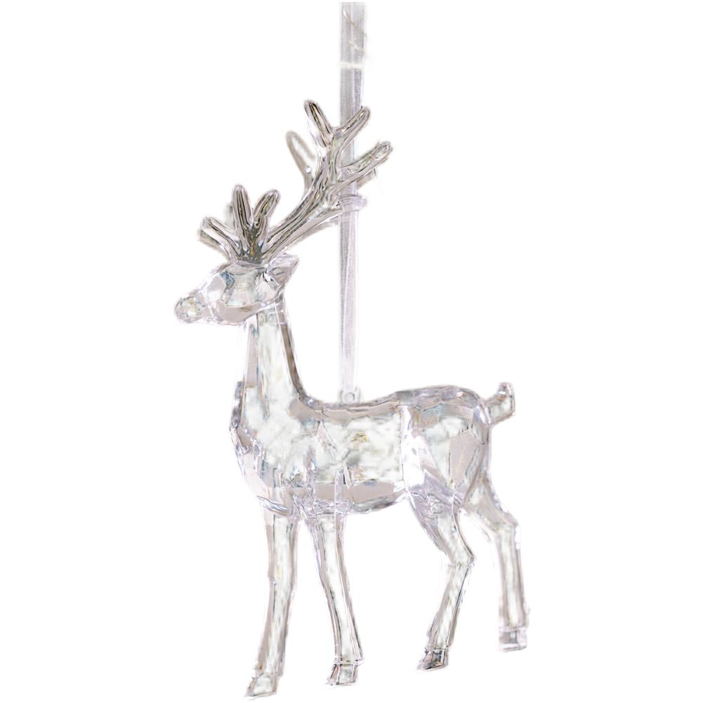 

Charming Vibe Acrylic Ornament Christmas Decor Hanging Elk A