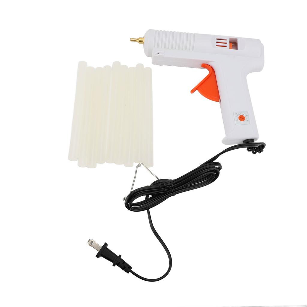 11mm Glue Stick Gun Industrial Hot Melt Glue Gun Adjustable Temperature 120W Hot Glue Gun With 11mm Glue Sticks Craft Glue Gun
