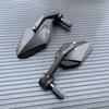 1 Pair Aluminum 7/8" 22mm Motorcycle Rearview Mirrors Universal Scooter Bar End Handlebar Mirror Rear View Mirror Accessories