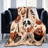 1pc Halloween Pumpkin ideas Blanket  Soft Throw for Room Decor, Perfect Gift