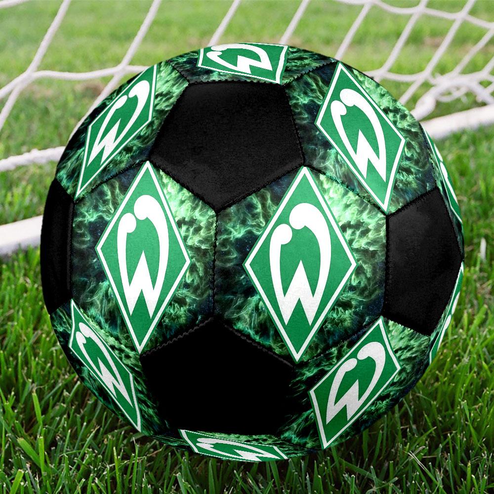 1PC SVW Logo Size 5 Soccer Ball PrahaIndoor Soccer Ball Colorful All Ages Machine Stitched PVC Competition Ready Durable High-Bounce