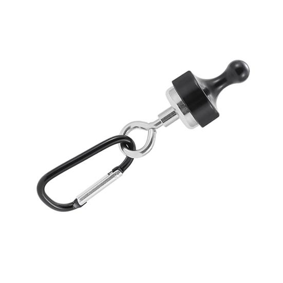 Camping Magnetic Hook Heavy Duty Aluminum Alloy Detachable Outdoor Canopy Camping Tent Canopy Lantern Light Kettle Hanging D-ring Buckle Hanger