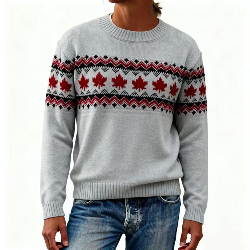 Women's Basic Style Round Neck Knit Sweater