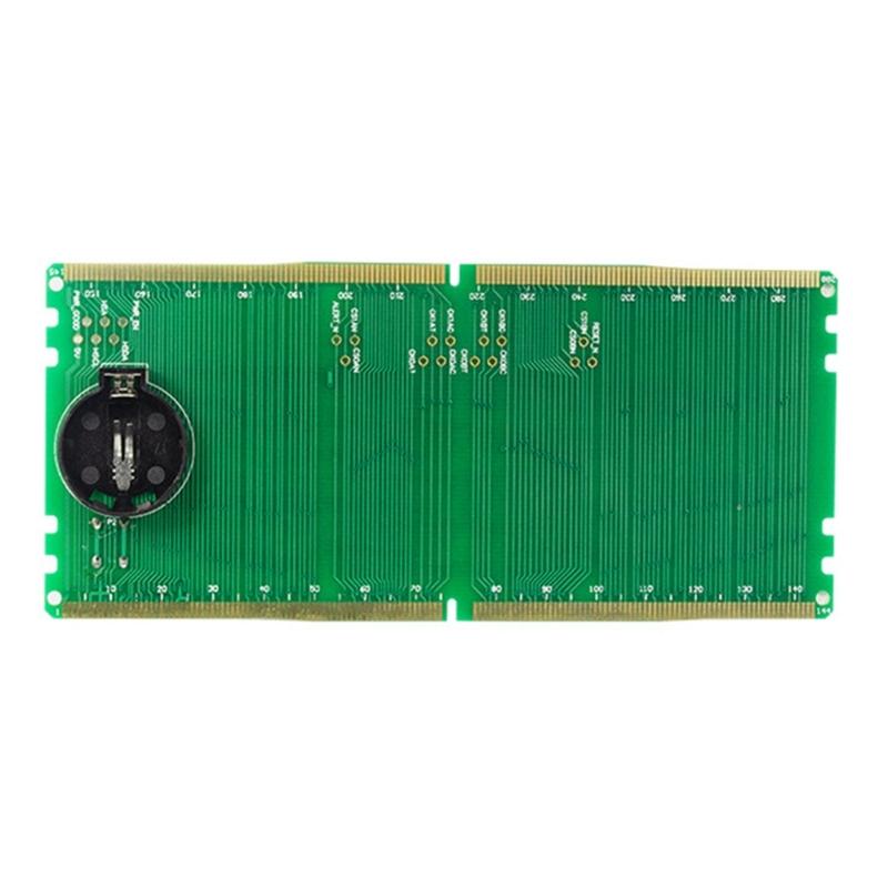 Memory Test Card Notebook DDR5 RDIMM/UDIMM Memory Tester Tool with LED Light Tester Diagnosis Card Memory Tester