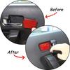 Red Carbon fiber Inner Door Bowl Sticker For Hummer H3 2005-09