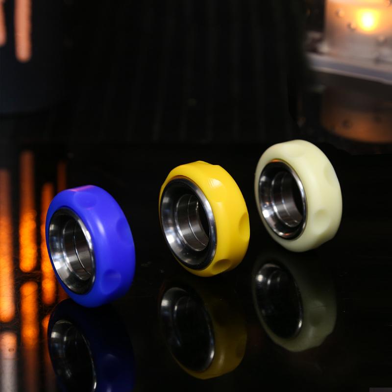 Cheese Mechanical Fidget Ratchet Ring EDC Toys Stress Reliever Toys Hand Spinner Office Stress Relief Toy Adult Gifts