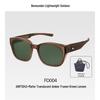 Beneunder Unisex Foldable Polarized Over-Glasses Sunglasses
