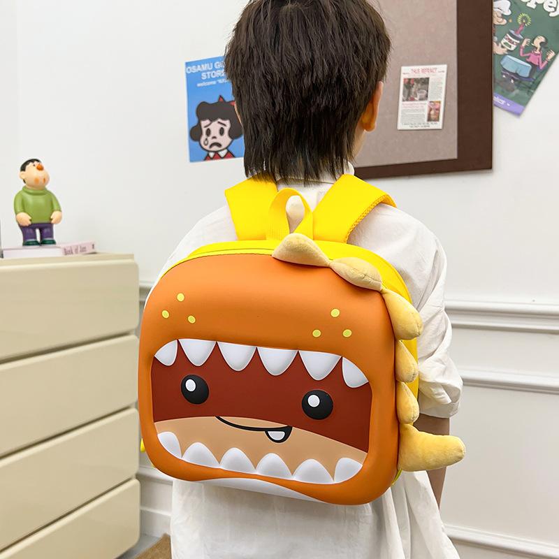 School bag hard shell cartoon small dinosaur eggshell children's bag small and medium class light versatile backpack