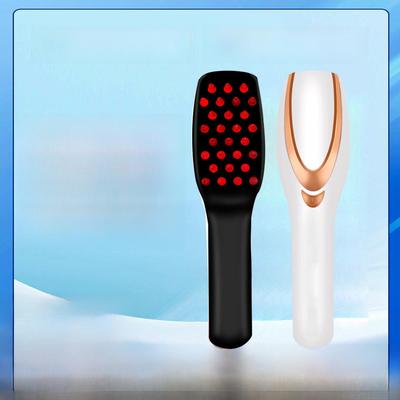 Electric Anti-Hair Loss Vibration Comb with Red & Blue Light Therapy for Hair Growth and Scalp Massage