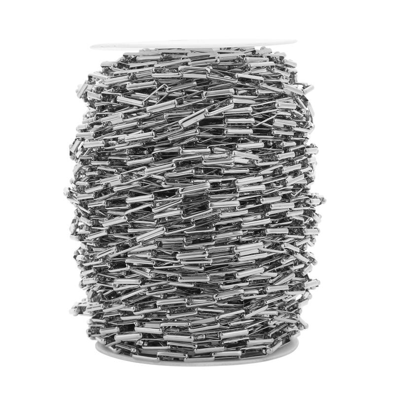 

1 Meter Stainless Steel Long Box Chains Bulk Link Necklaces DIY Jewelry Making Bracelets Findings Crafts Supplies