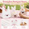 50PCS Long Ear Treat Bags Bunny Sheep Mouse Print Gift Packaging Bags  Qingtuan Snack Gift Packaging