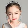 Flower Girl Hair Accessories: Wedding Headband & Wreath for Princess Bridesmaid