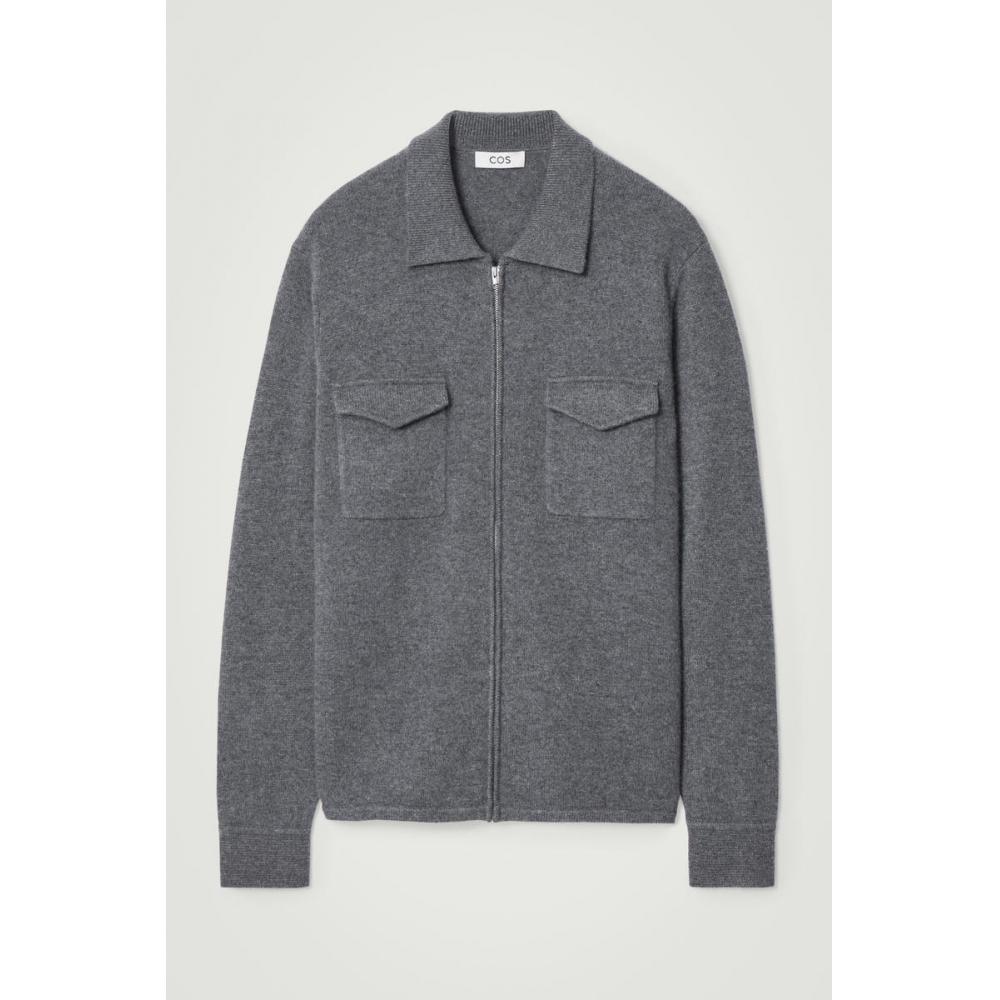 Cos Japan Pure Kashimiya Zip Up Overshirt