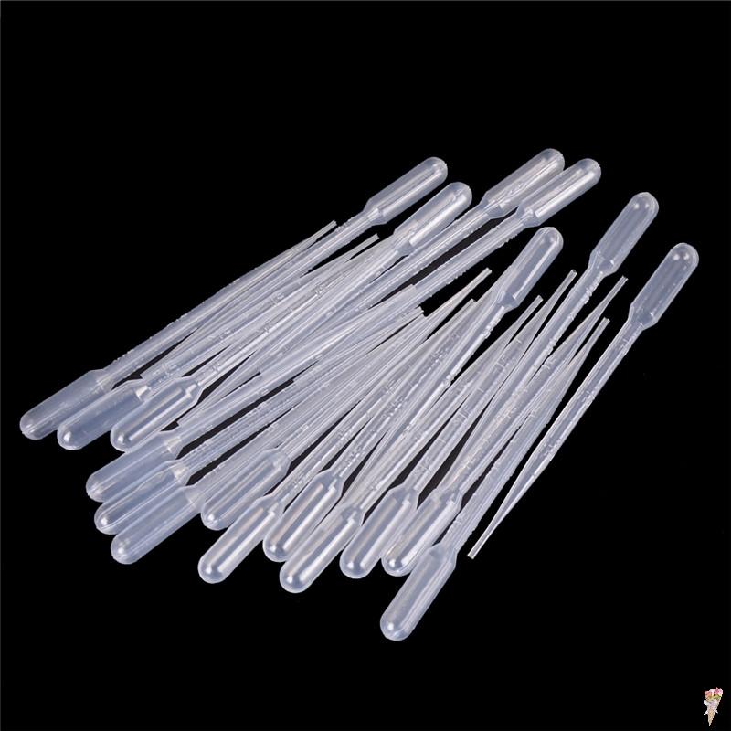 4/20pcs  Disposable Plastic Squeeze Transfer Pipettes Dropper For Silicone Mold UV Epoxy Resin Jewelry Making 3ML