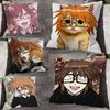 R-Rnfren Randal Luther Nyon Pillow Case For Sofa Decor Car Office Room Printing Cushion Cover Decorations and Protector