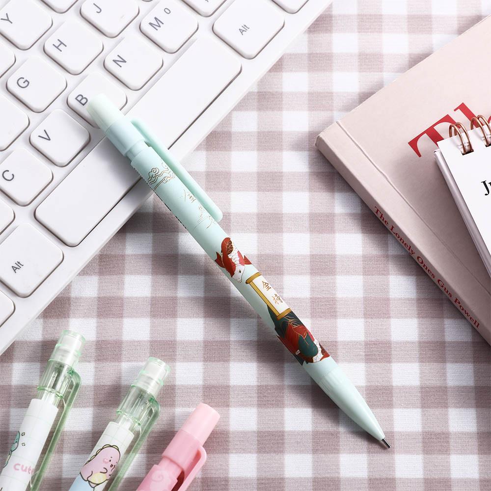 0.7mm Student Stationery with Eraser Press Pen Movable Pencil Automatic Pencils Mechanical Pencil