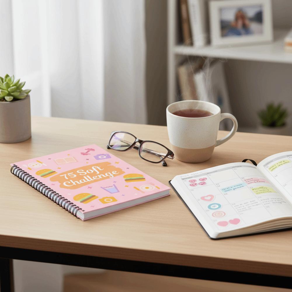 Progress Tracking 75 Soft Challenge Journal Goal Setting 75 Tracker  Habit Formation