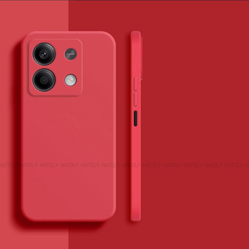 

Для Xiaomi Redmi Note 13 5G чехол роскошный TPU противоударный жидкий силиконовый чехол для телефона Xiaomi Redmi Note 13 Pro Plus Redmi Note 13 Pro 4G красный