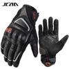 Full Finger Motorcycle Gloves Men Women - Sheepskin Leather Anti-Slip Shock Absorbing Breathable Outdoor Riding