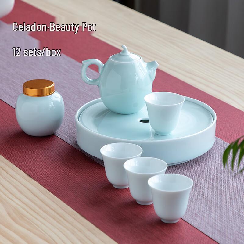 Nordic Ceramic Travel Tea Set