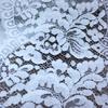 4m X18cm White French Chantilly Lace, Non-stretch Scalloped Eyelash Nylon Lace Fabric for Sewing, Bra, Underwear, Lingerie, Dress, Garment, Crafting