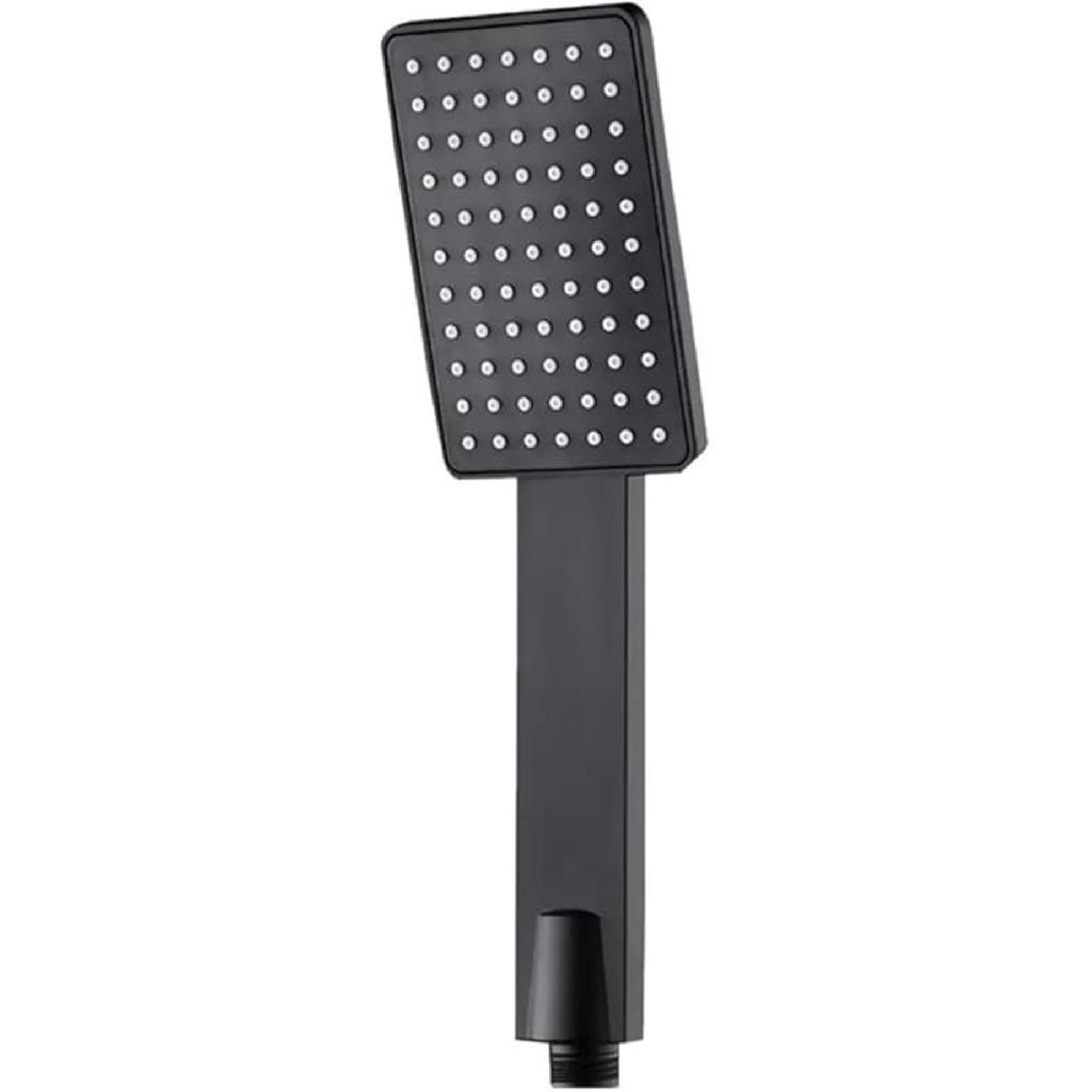 Bathroom High Pressure Shower Head Square Handheld Sprinkler Silver/Black Multi-function Universal Sprayer Home Bathroom Accessories Shower Head