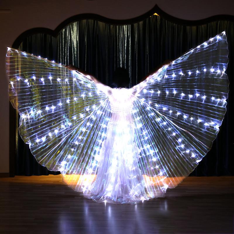 Led Party Lights Cape Wings Lights Bride Wings with Lights Butterfly Wings Led Capa Wedding Supplies De Luces Led Fiesta Novia