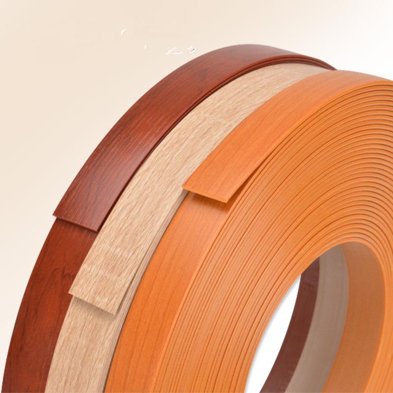 Banda per bordi decorativa autoadesiva in PVC effetto legno per mobili, armadi, tavoli da ufficio, bordi per superfici in legno, 10M