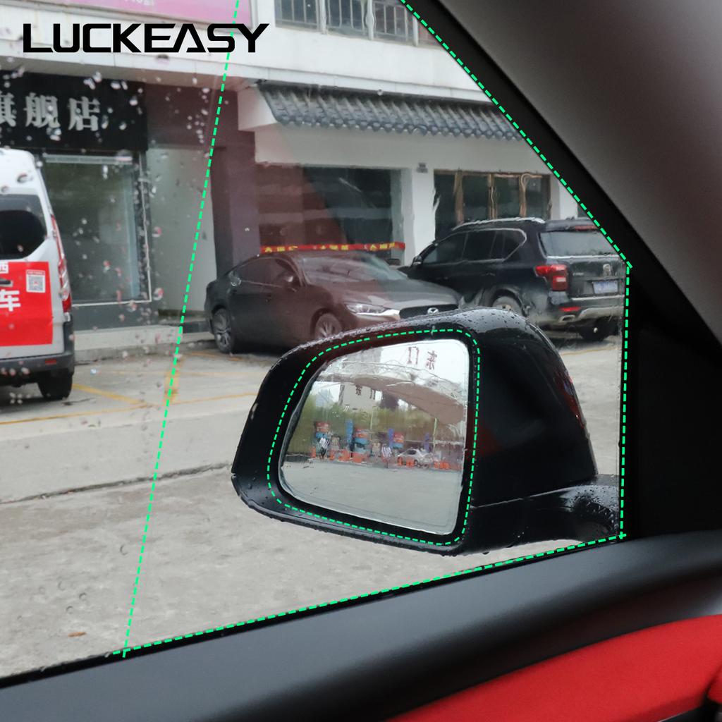 For Tesla Model 3 Model Y X S 2017- Car Side Rearview Mirror Waterproof Anti-Fog Film Side Window Glass Film