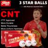DHS D40+ DJ40+ Tischtennisbälle 3 Sterne ABS Neues Material Tischtennisball Speziell für WTT