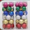 24pcs 3cm Colored Pearl Balls Creative Electroplated Balls DIY Supplies Christmas Balls  Window